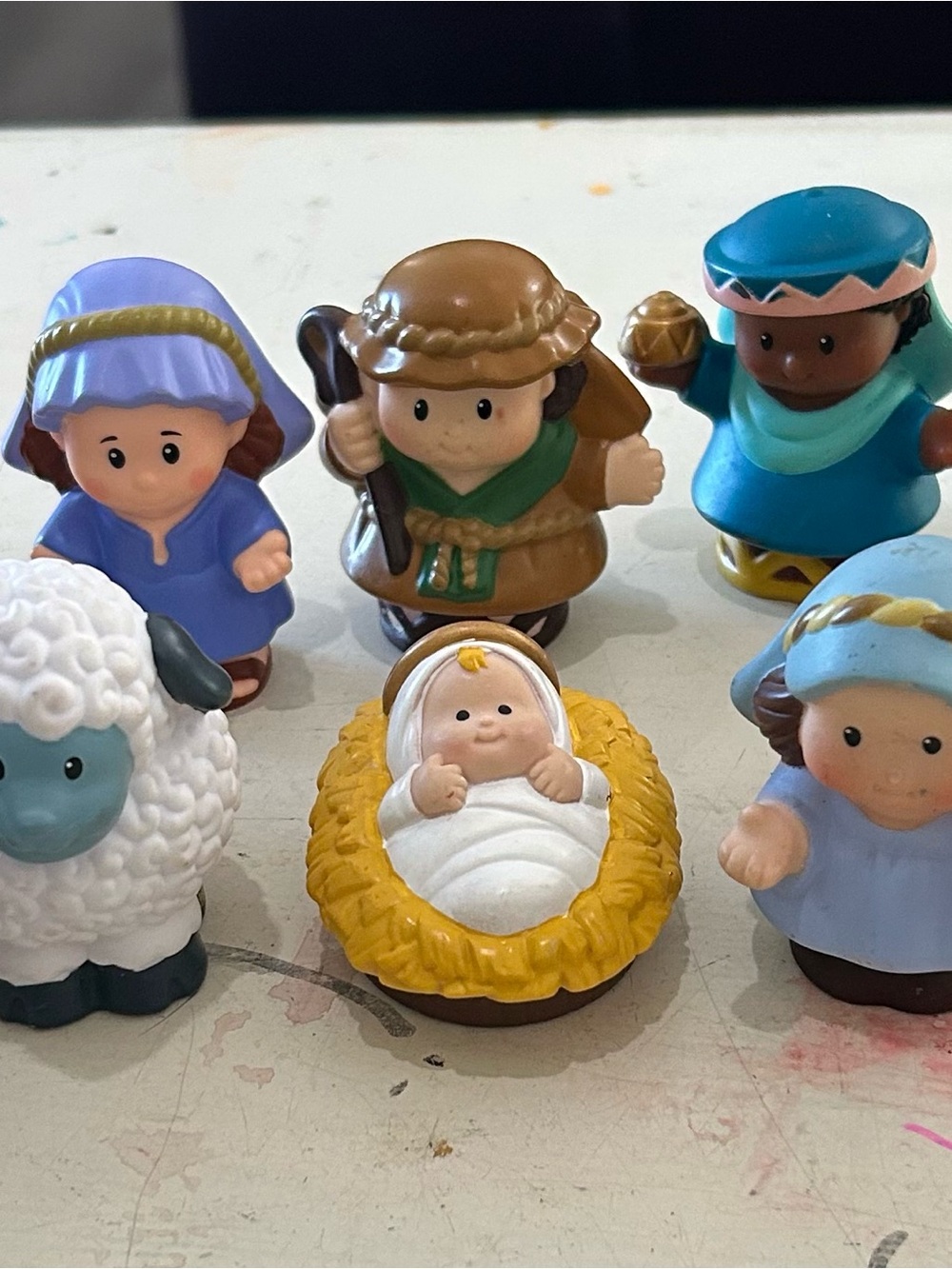 Fisher Price Little People Christmas Nativity Figures Lot‎ of 11 Replacement